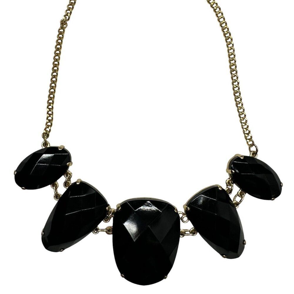Express Black Chunky Necklace